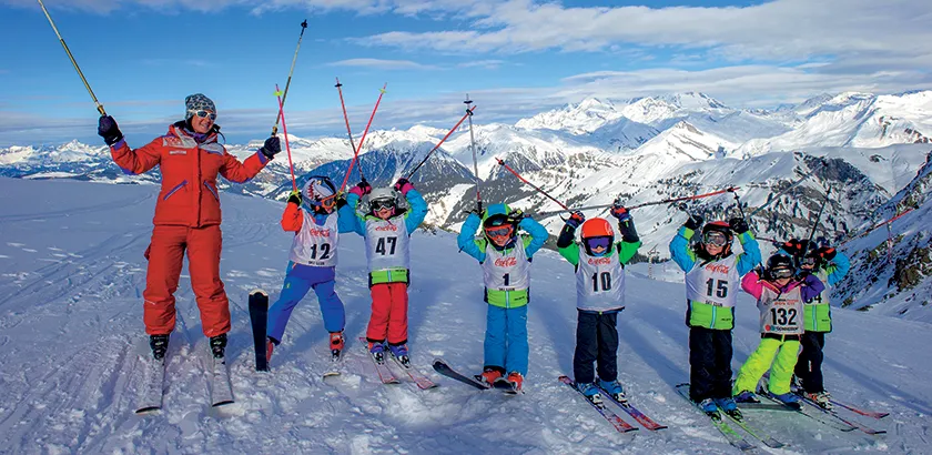 On accompagne vos enfants aux cours de ski ESF